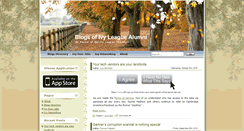 Desktop Screenshot of blogs.ivy-alumni.org